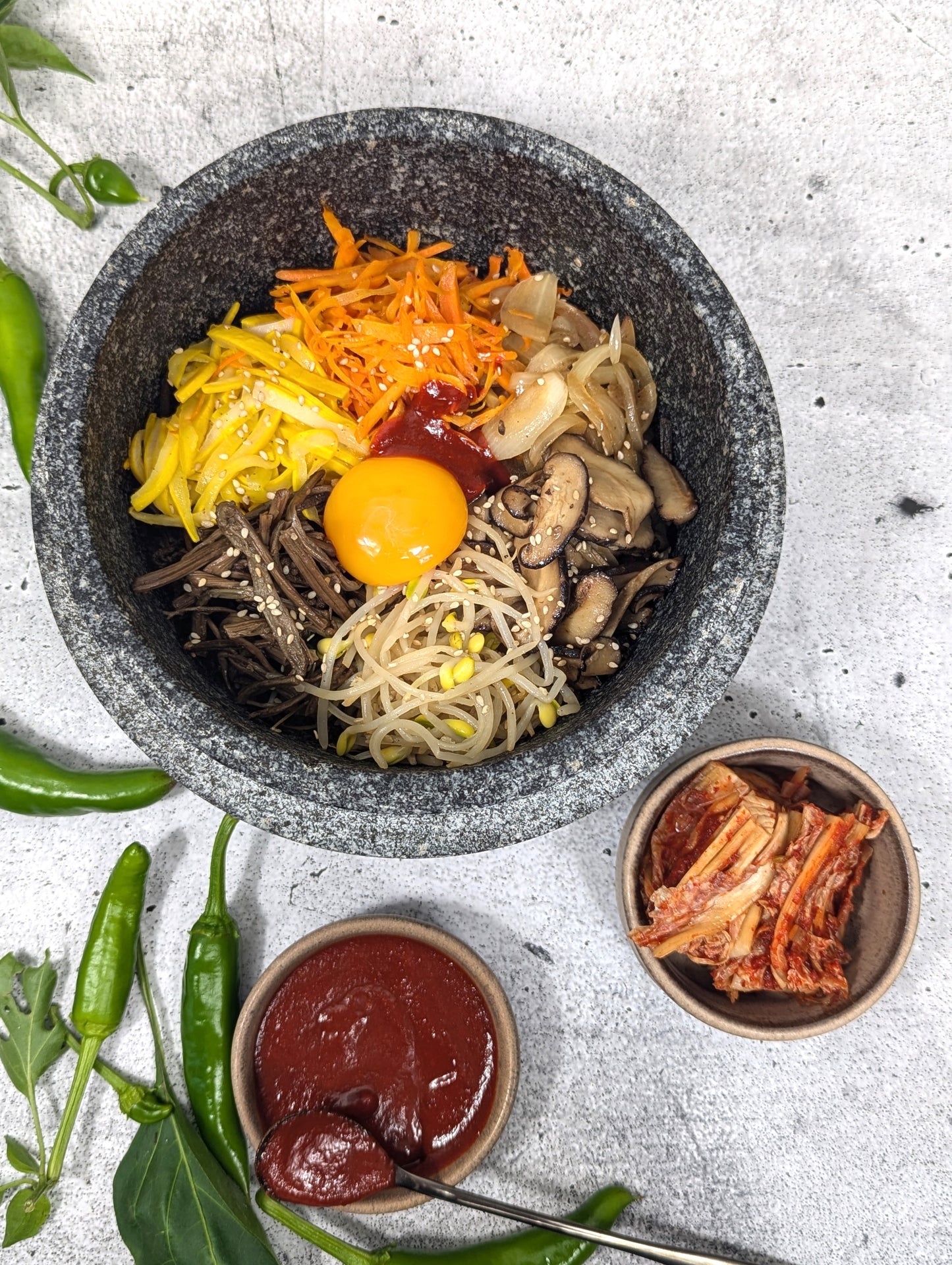 Dolsot Bibimbap. Hallein